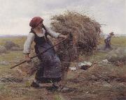 Julien  Dupre The Hay Gatherer china oil painting reproduction